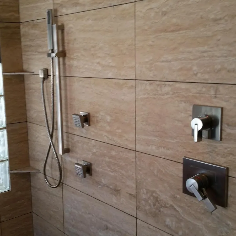 Shower fixture installation for Water Heater Replacement in Thibodaux